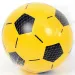 Pallone di gomma con motivo calcistico 23 cm