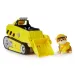 Paw Patrol: Jungle Pups Rubble minifigura con veicolo rinoceronte - Spin Master