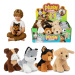 Peluche cagnolino carino 15 cm, disponibile in diverse varianti, 1 pz.