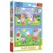 Peppa al parco giochi puzzle 2x24 pezzi - Trefl