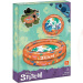 Piscina gonfiabile Disney Stitch a 2 anelli da 100 cm - Mondo Toys