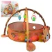 Piscina per bambini a forma di leone con palline e accessori 70x90cm