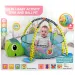 Piscina per bambini a forma di tartaruga con palline e accessori 70x90cm