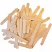 PlayBox: Bastoncini decorativi in legno con angoli arrotondati 150x18mm confezione da 100 pezzi