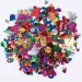 PlayBox: Paillettes colorate in diversi colori, dimensioni e forme, confezione da 250g