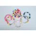 PlayBox: Perline mini con lettere con 650 perline colorate da infilare