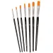 PlayBox: Set di pennelli a testa piatta 7 pezzi