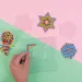 PlayBox: confezione da 3 basi per perline stirabili MIDI da 5 mm