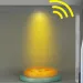 Playgo: Forno a microonde con luci, suoni ed elementi mobili 25x12x17cm