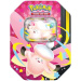 Pokémon TCG: Mega Moonlit Tin confezione da collezione di carte in due varianti, 1 pezzo