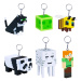 Portachiavi sorpresa Minecraft, varie figure - 1 pezzo