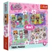 Puzzle 4 in 1 L.O.L Surprise - Trefl