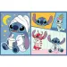 Puzzle da 70 pezzi x2 di Stitch e i suoi amici - Trefl
