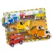 Puzzle in legno spesso con 6 pezzi - Melissa &amp; Doug