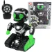 RC MacroBot interattivo con telecomando nero-verde con luci e suoni 20cm