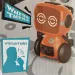 RC interattivo TalkBot robot con modalità walkie-talkie colore arancione 2,4GHz