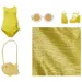 Rainbow High: Fashion Beach Doll Sunny bambola fashion da spiaggia