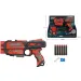 Rapid Attack pistola spara-spugna nero-rosso con proiettili