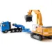 SIKU MAN trasportatore pesante con escavatore Liebherr 1/87
