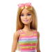 Set Barbie passeggiatrice di cani con pattini a rotelle - Bambola bionda - Mattel