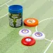 Set campo da calcio con bottoni 90×55 cm con contenitore e squadre