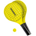 Set da beach tennis con racchetta da padel gialla - Mondo Toys