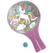Set da beach tennis unicorno con palla