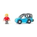 Set da gioco: garage in legno a due piani con veicoli - Woodyland
