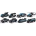 Set di 8 macchinine della polizia X-Police