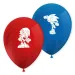 Set di 8 palloncini in lattice di Sonic il riccio