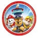 Set di 8 piatti di carta Paw Patrol da 20 cm