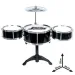 Set di batteria giocattolo Jazz Drum a 4 pezzi con supporto