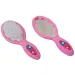 Set di bellezza rosa da 8 pezzi con asciugacapelli, occhiali da sole e accessori
