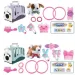 Set di gioco trasportino per animali domestici Cute Pet con cane in due varianti