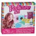 Set pedicure con glitter e accessori, set da 8 pezzi