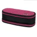 Spirit: Astuccio ovale a due scomparti nero e rosa