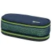 Spirit: Astuccio ovale a due scomparti verde neon e blu