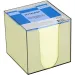 Spirit: Blocco note giallo da 900 fogli in contenitore trasparente, 9x9x9 cm