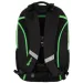 Spirit: Campus zaino scolastico nero e verde arrotondato, zaino 46x33x22cm