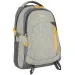 Spirit: Crew zaino scolastico grigio e giallo arrotondato, zaino 48x31x20cm