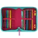 Spirit: Set di zaino ergonomico 3D a tema unicorno da 5 pezzi con illuminazione a LED 34x22x41cm