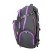 Spirit: Stinger zaino ergonomico premium grigio scuro-viola per la scuola 26x32x44cm