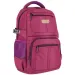 Spirit: Zaino scolastico Etty color malva arrotondato a quattro scomparti, 45x35x18cm