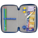 Spirit: astuccio pre-riempito a tre scomparti Football Blue
