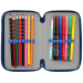 Spirit: astuccio pre-riempito a tre scomparti Football Blue