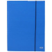 Spirit: cartellina con elastico blu, formato A4