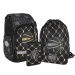 Spirit: zaino scolastico a tema basket, set da 4 pezzi 32x19x44 cm