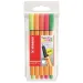 Stabilo: Point 88 Mini set di penne a punta fine neon 5 pezzi