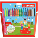 Stabilo: Set di 18 pennarelli colorati Trio A-Z