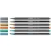 Stabilo: Set di pennarelli Pen 68 colori metallici, confezione da 6 pezzi